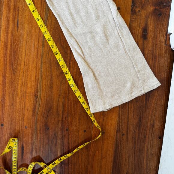 Indigo Luna Helga Pants Almond Medium 100% Organic Cotton Yoga Pants - Picture 15 of 16